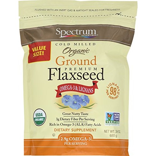 Spectrum Essentials Organic Ground Flaxseed, 24 Ounce Pack Of 1