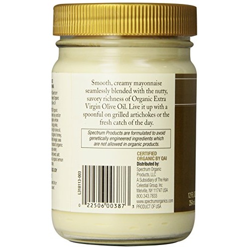 Spectrum Mayonnaise, Olive Oil, 12 Oz Spectrum Mayonnaise, Olive Oil, 12 Oz