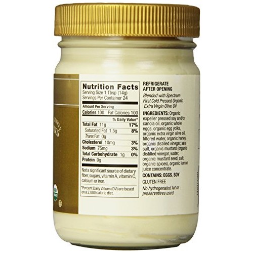 Spectrum Mayonnaise, Olive Oil, 12 Oz Spectrum Mayonnaise, Olive Oil, 12 Oz