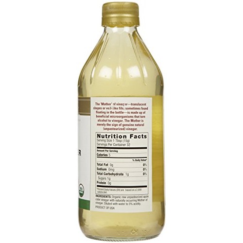 Spectrum Naturals Organic Apple Cider Vinegar, Filtered, 16 oz, ...