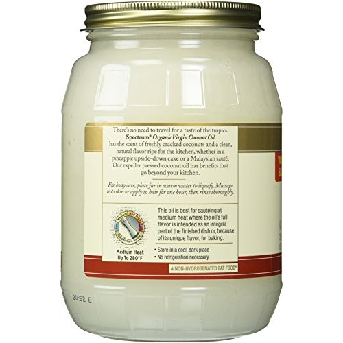 Spectrum Naturals Organic Virgin Coconut Oil, 29 Ounce