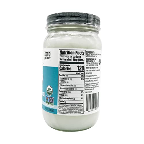 Spectrum Organic Virgin Coconut Oil, Unrefined, 14 Oz
