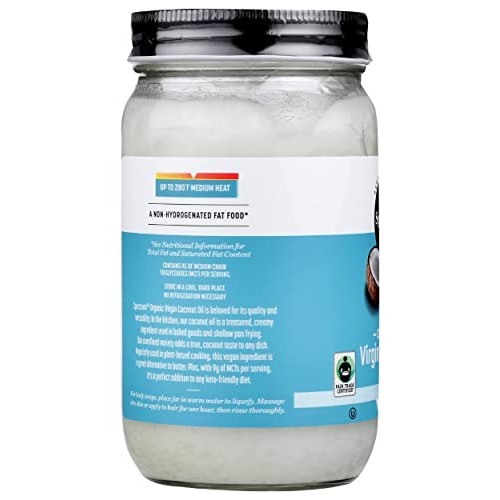 Spectrum Organic Virgin Coconut Oil, Unrefined, 14 Oz