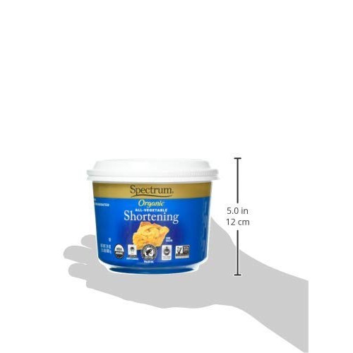 Spectrum Shortening, 100% Vegetable, Organic, 24 Oz