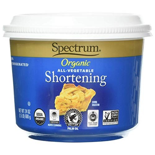 Spectrum Shortening, 100% Vegetable, Organic, 24 Oz
