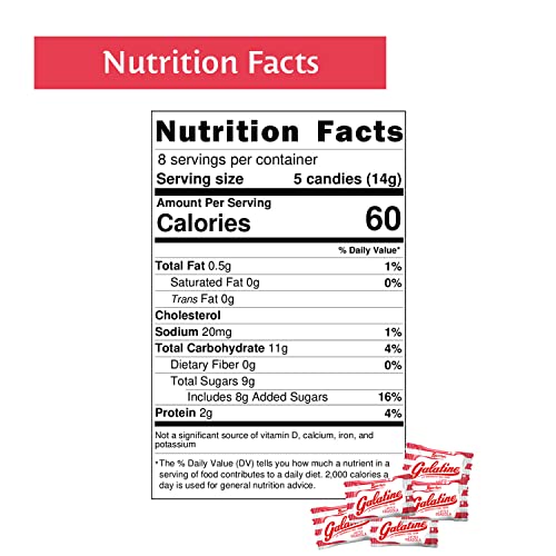 Sperlari Galatine Strawberry Milk Candy Bags, Individually Wrapp...