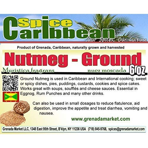 Nutmeg - Ground Grenada . 6 Oz In Resealable Pouch, Product