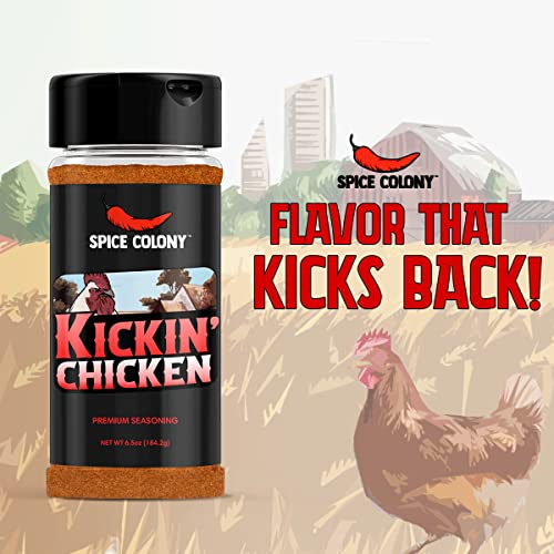 Spice Colony Kickin Chicken Seasoning - Premium Spice Blend Dry ...