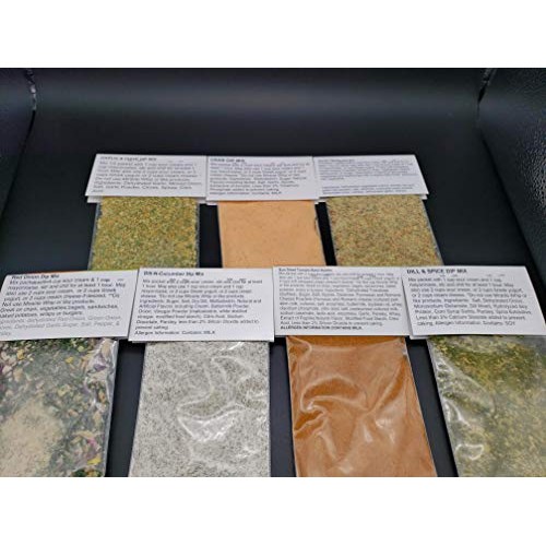 Spice Exchange 7 Dip Garden Dip Mix Variety Pack - Red Onion Dip