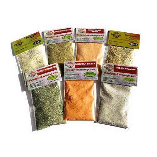 Spice Exchange Dip Mix 7 Flavor Variety Pack - Green Onion - Che