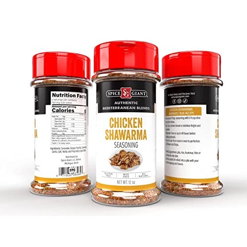 Chicken Shawarma Seasoning 6 oz | Chicken Shawarma Spice Blend |...