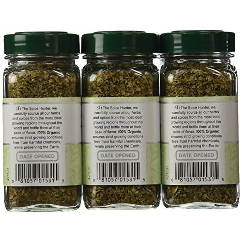 Spice Hunter Organic Marjoram, 0.30-Ounces Pack Of 6