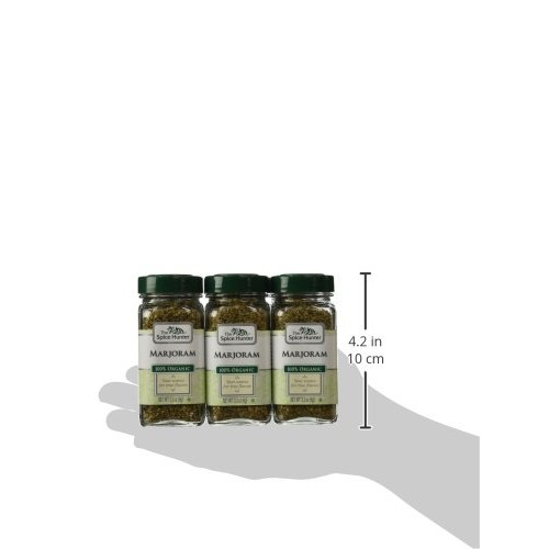 Spice Hunter Organic Marjoram, 0.30-Ounces Pack Of 6