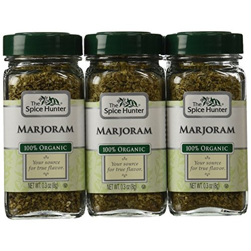 Spice Hunter Organic Marjoram, 0.30-Ounces Pack Of 6