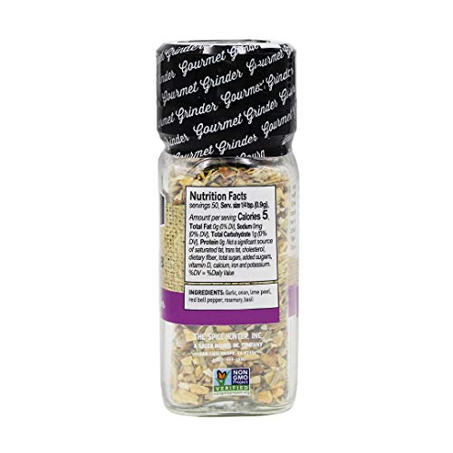Spice Hunter The Garlic Herb Sensation Grinder Jar, 1.6 Ounce