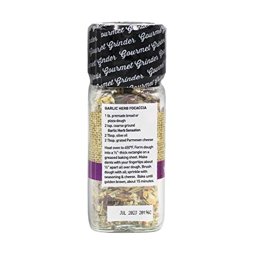 Spice Hunter The Garlic Herb Sensation Grinder Jar, 1.6 Ounce