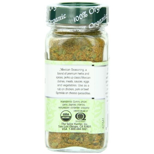 The Spice Hunter Organic Mexican Seasoning Blend, 1.4 Oz. Jar