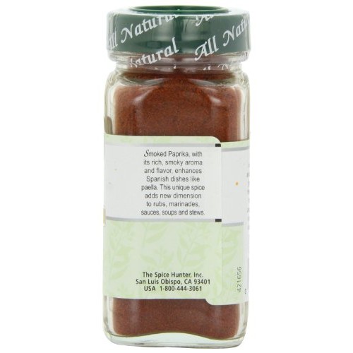 The Spice Hunter Paprika, Smoked, Ground, 1.8-Ounce Jar