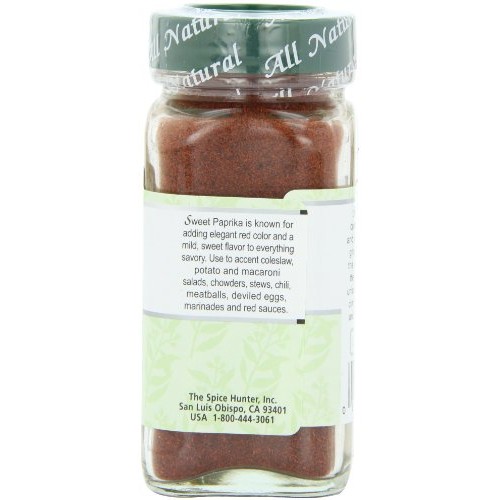 The Spice Hunter Paprika, Sweet, Ground, 1.9-Ounce Jar