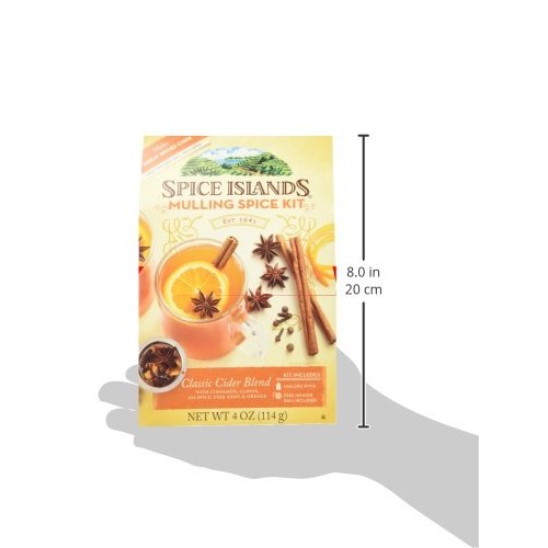 Spice Islands Classic Cider Blend Mulling Spice Kit With Infus
