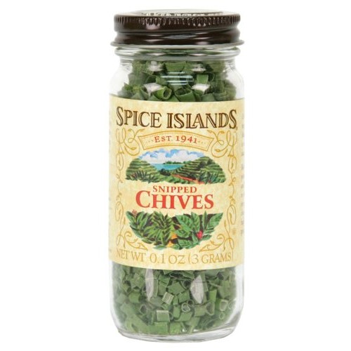 Spice Islands Chives, Snipped Freeze Dried, .1-Ounce Pack Of 3
