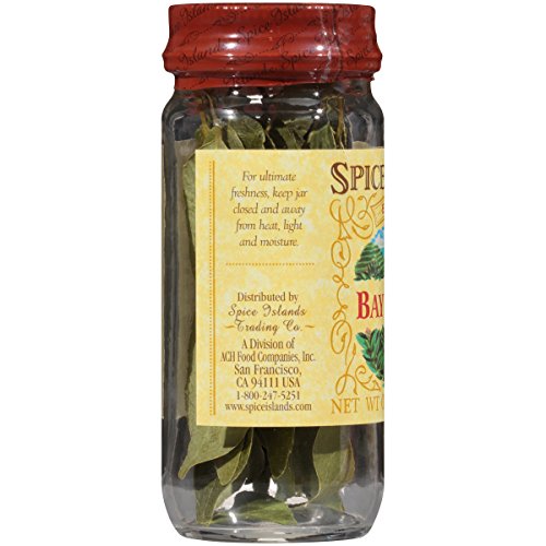 Spice Islands Bay Leaves, Hand Picked, 0.14-Ounce Glass Jars Pa