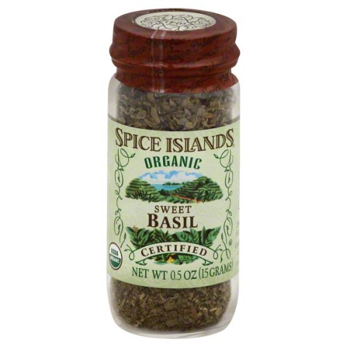 Spice Islands 0.5 Oz Spices, Pack Of 4 Organic Sweet Basil