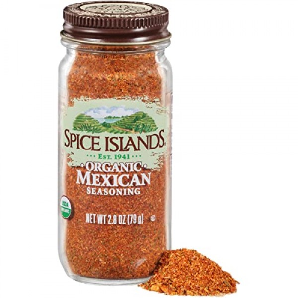 Spice Islands Organic Mexican Seasoning, 2.8 Oz. Pack Of 1