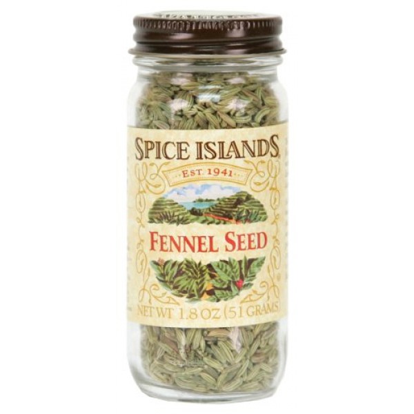 Spice Islands Fennel Seed, Whole, 1.8-Ounce Pack of 3