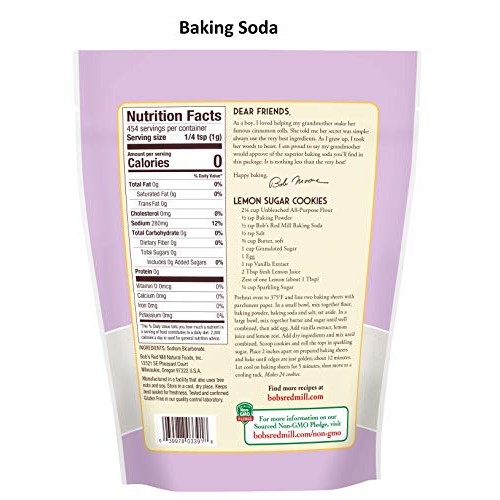 Bobs Red Mill Gluten Free Variety, Baking Soda, All-Purpose Bak