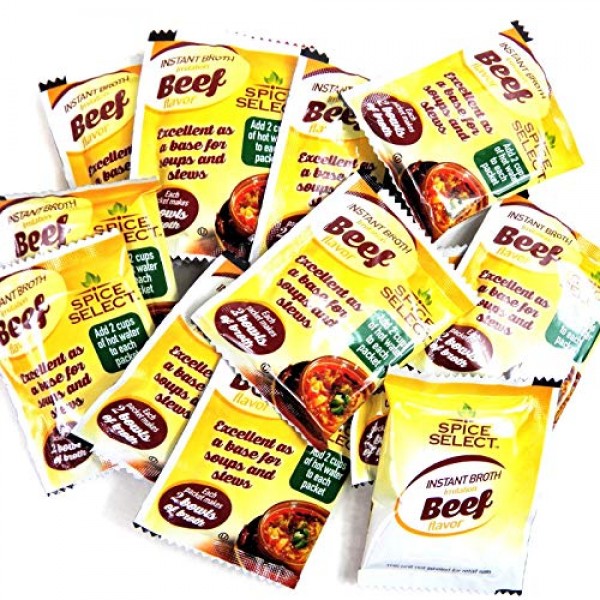 Spice Select Instant Broth Imitation Beef Flavor 12 Packets