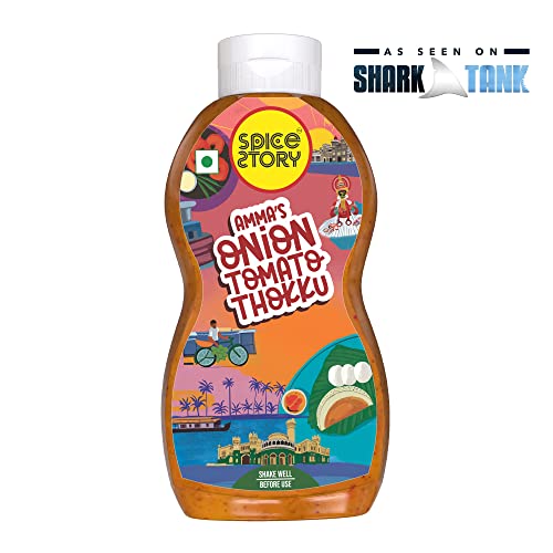 Spice Story Ammas Onion Tomato Thokku, South Indian Red Chutney...