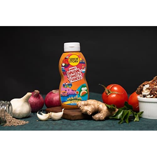 Spice Story Ammas Onion Tomato Thokku, South Indian Red Chutney...