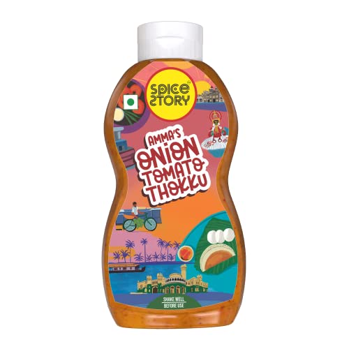 Spice Story Ammas Onion Tomato Thokku, South Indian Red Chutney...