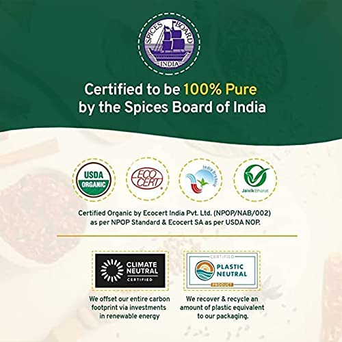 SPICE TRAIN, Organic Ginger Powder 397g/14oz Raw Ground Ginger...