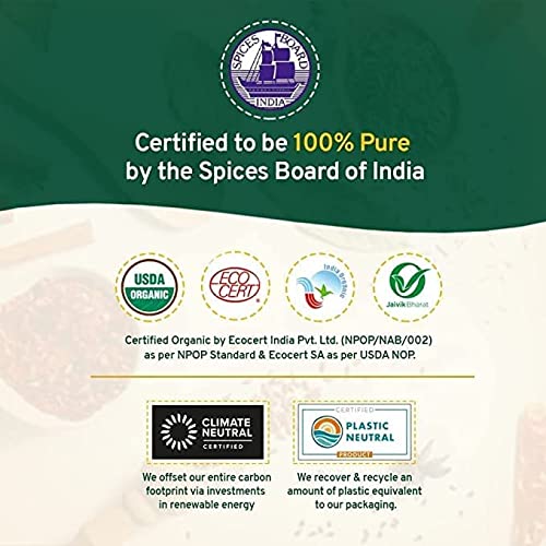 SPICE TRAIN, Organic Ginger Powder 397g/14oz Raw Ground Ginger...