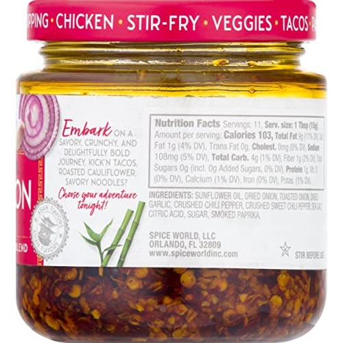 Spice World Chili Onion Crunch Seasoning Blend – Ready-to-Use Se...