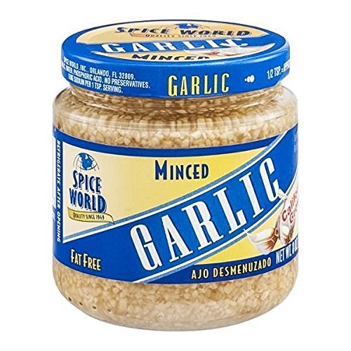 Spice World Garlic, Minced 8 Oz