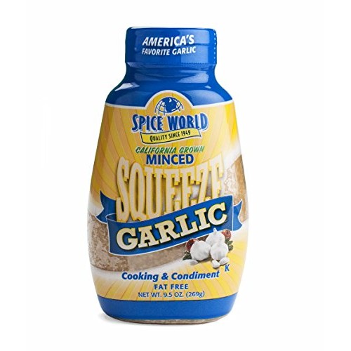 Spice World Minced Squeeze Garlic California Grown 1