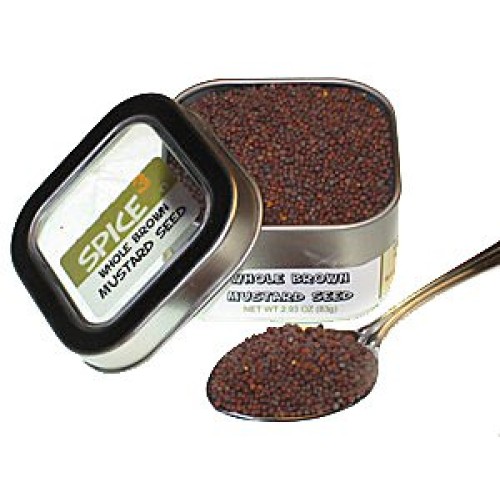 Whole Brown Mustard Seed Tin