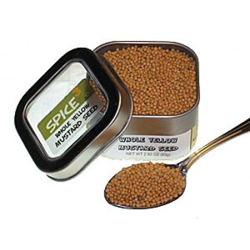 Whole Yellow Mustard Seed Tin