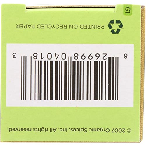 Spicely Organic Allspice Powder 0.45 Ounce Ecobox Certified Glut