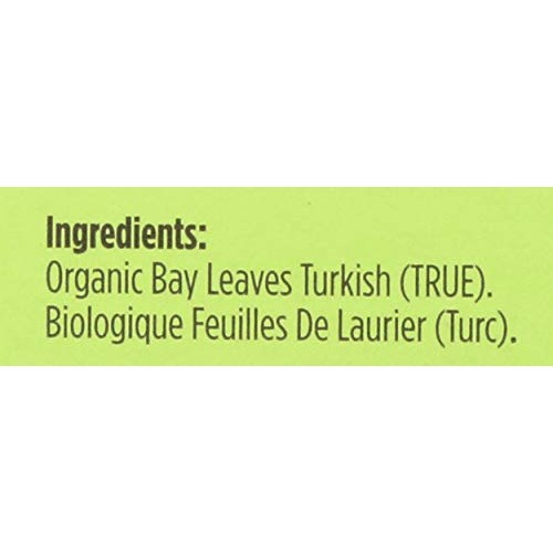 Spicely Organic Bay Leaves Turkish Whole 0.10 Ounce Ecobox Certi