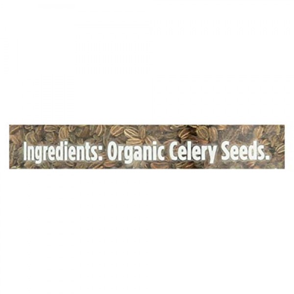 Spicely Organic Celery Seeds 1.4 Oz Certified Gluten Free
