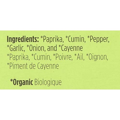 Spicely Organic Chili Powder 0.45 Ounce Ecobox Certified Gluten