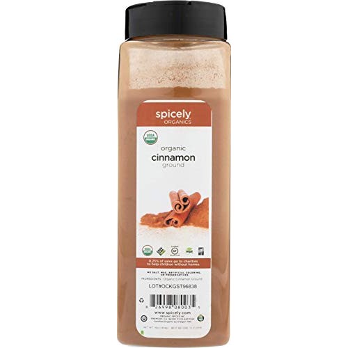 Spicely Organic Cinnamon Ground 16 Oz Certified Gluten Free
