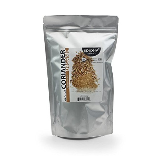 Spicely Organic Coriander Ground 1 Lb Bag Certified Gluten Free