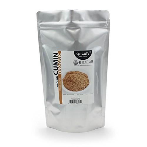 Spicely Organic Cumin Ground 1 Lb Bag Certified Gluten Free