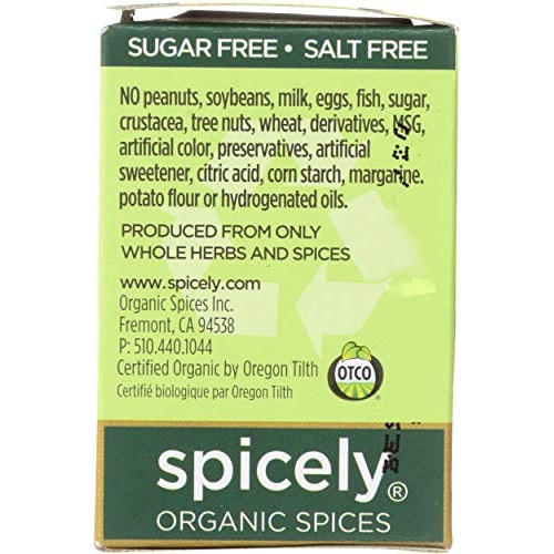 Spicely Organic Peppercorn, Black - Compact