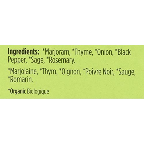 Spicely Organic Seasoning Poultry 0.35 Ounce Ecobox Certified Gl